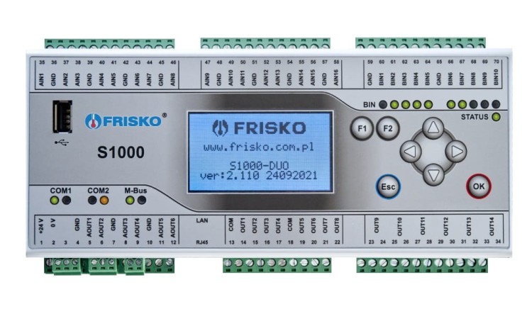 S1000-KLIMAX - regulator centrali wentylacyjnej