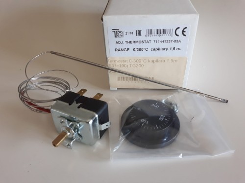 Termostat 0-300 1,5m