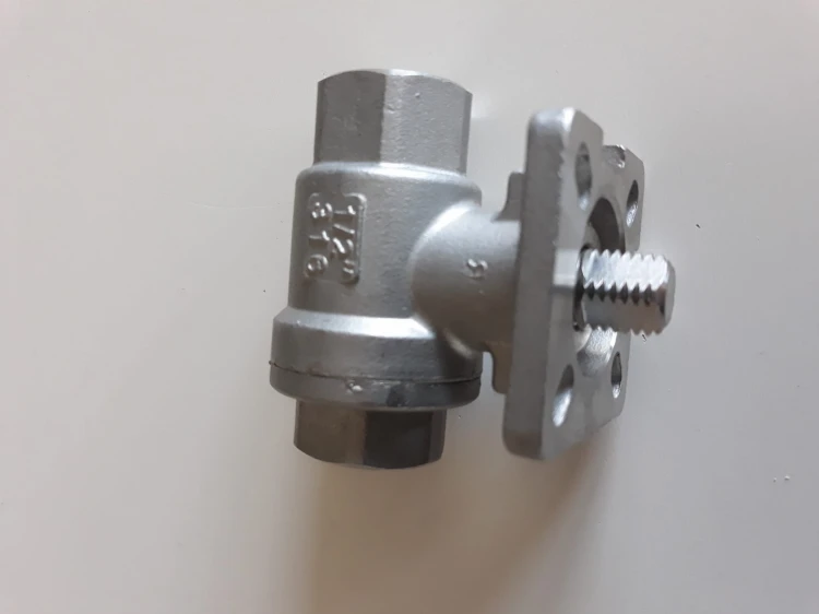 Zawór kulowy dwudrogowy SS316 1/2"