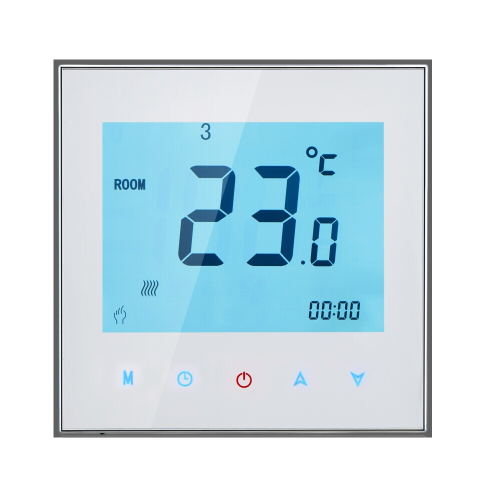 BHT-1000-M - Cyfrowy termostat pokojowy z MODBUS-RTU (bialy)