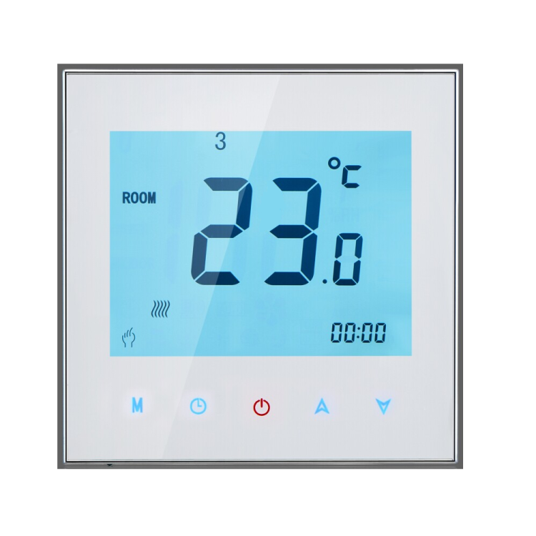 BHT-1000-M - Cyfrowy termostat pokojowy z MODBUS-RTU (bialy)
